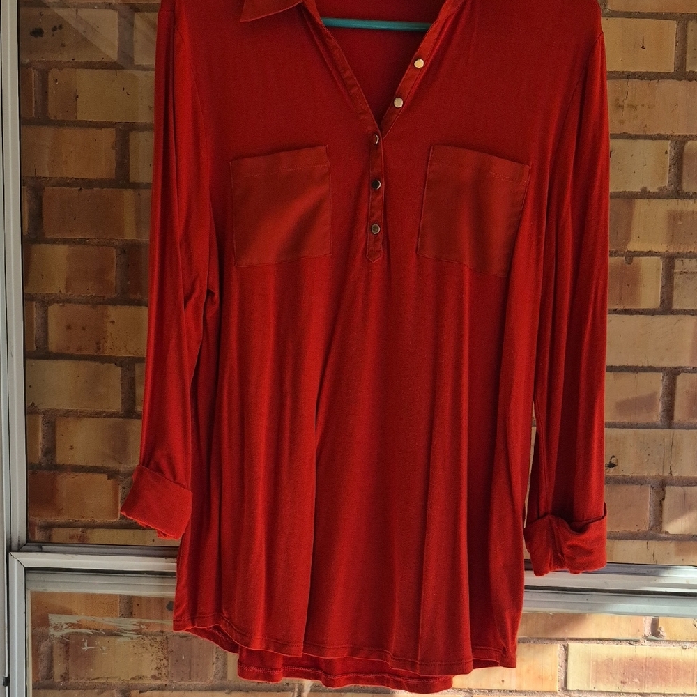 Chico's Vibrant Button-Down Shirt